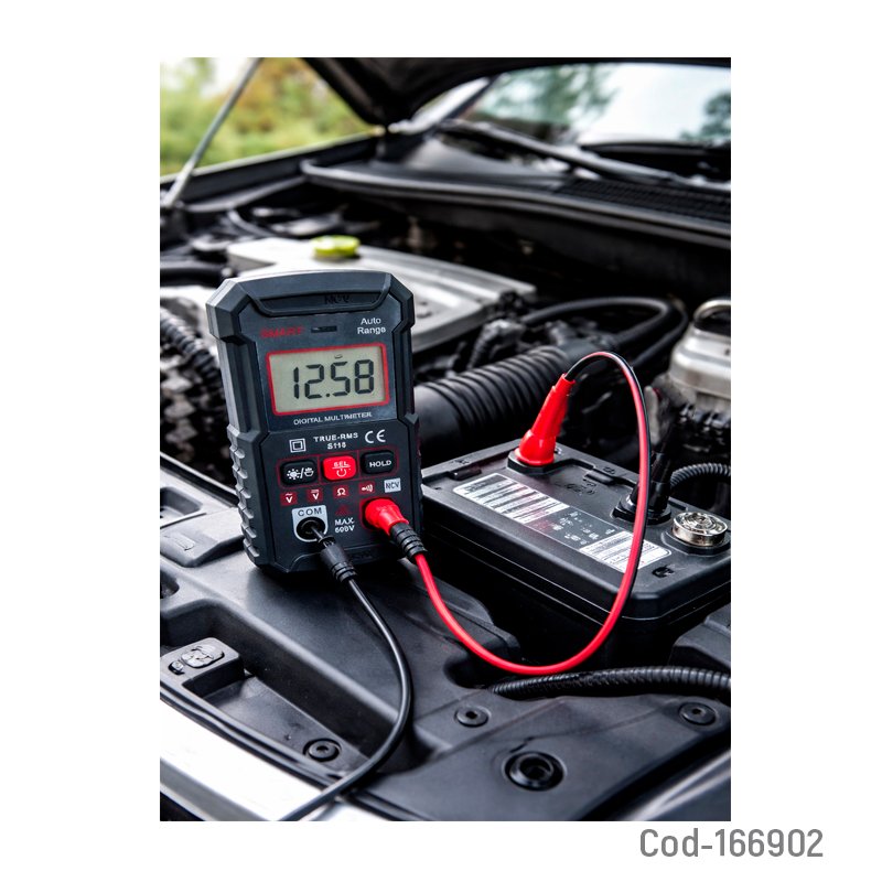 Tester digital automatico modelo s118 con cables y pilas. mayorista — imagen 3