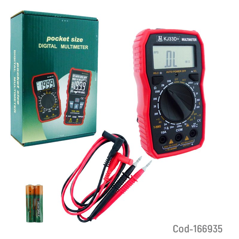 Tester digital modelo 33c, multimetro mayorista — imagen 4