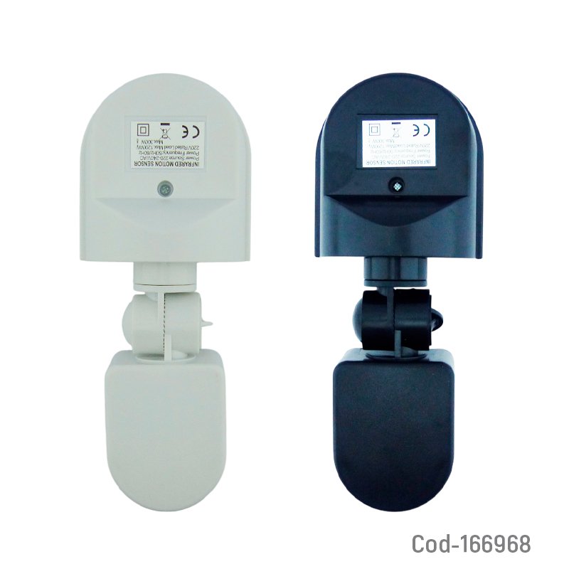Sensor de movimiento para proyectores led infrarrojo de 180 grados. mayorista — imagen 3
