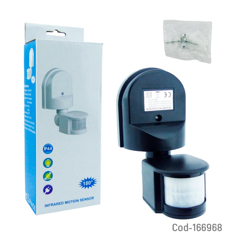 Sensor de movimiento para proyectores led infrarrojo de 180 grados. mayorista — imagen 4