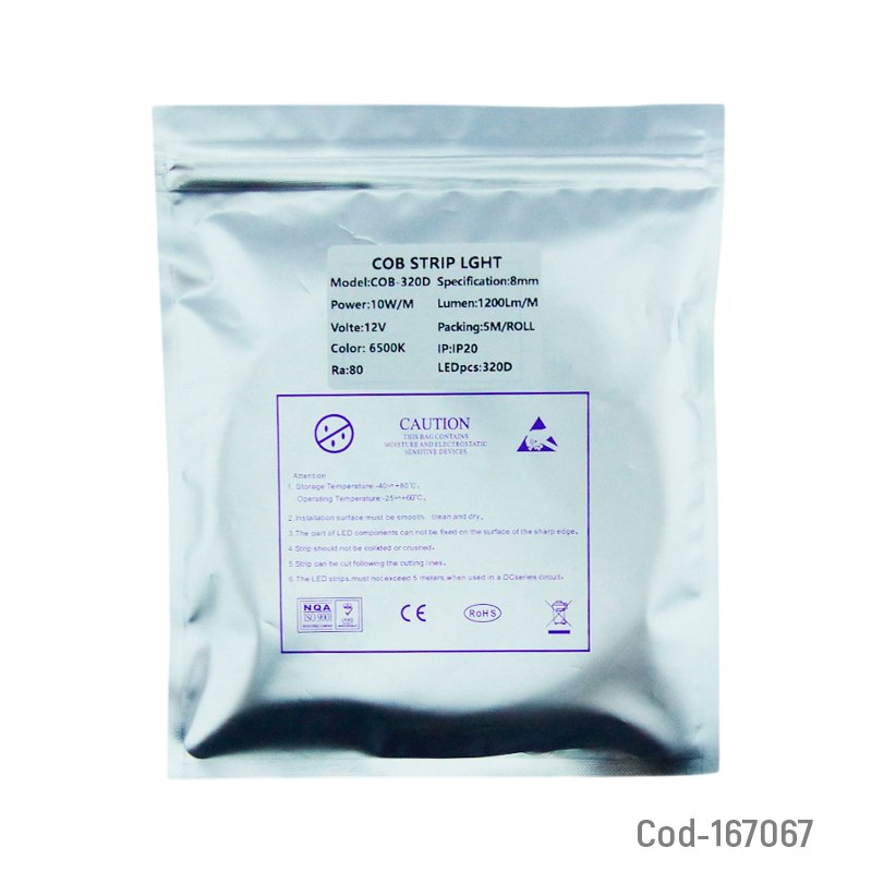 Rollo led cob blanco sin funda a 12 volt mayorista — imagen 3