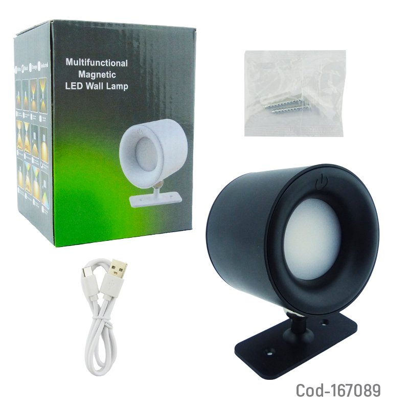 Lampara led con iman dirigible touch recargable 3 tonos mayorista — imagen 5