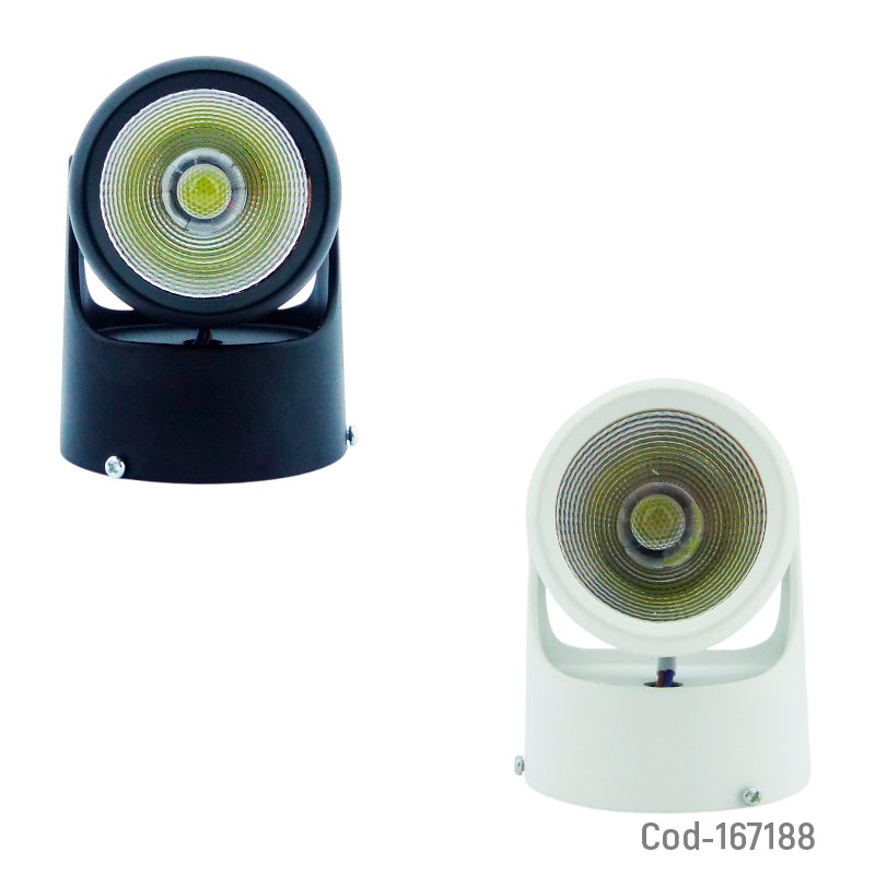 Foco led de 12 watt spot de luz blanca a 6500k dirigible para cielo o muro mayorista — imagen 4