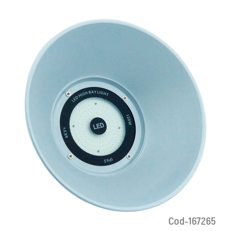 Campana led de 120 watt modelo valencia en aluminio para colgar mayorista — imagen 2
