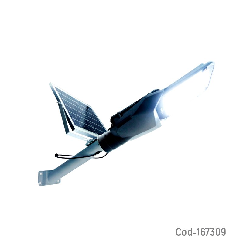 Foco con brazo solar de 1200 watt, 120 led en 10 placas, de metal con control remoto e indicador de carga mayorista — imagen 3