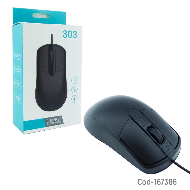 Mouse usb optico modelo 303 mayorista — imagen 3