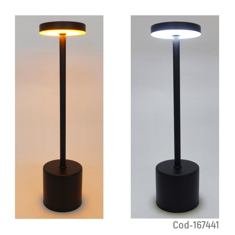 Lampara led de mesa con 24 led touch variedad de tonos, recargable. mayorista — imagen 3