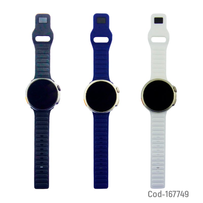 Reloj smartwatch modelo x13 ultra modelo redondo con dos mallas mayorista — imagen 4