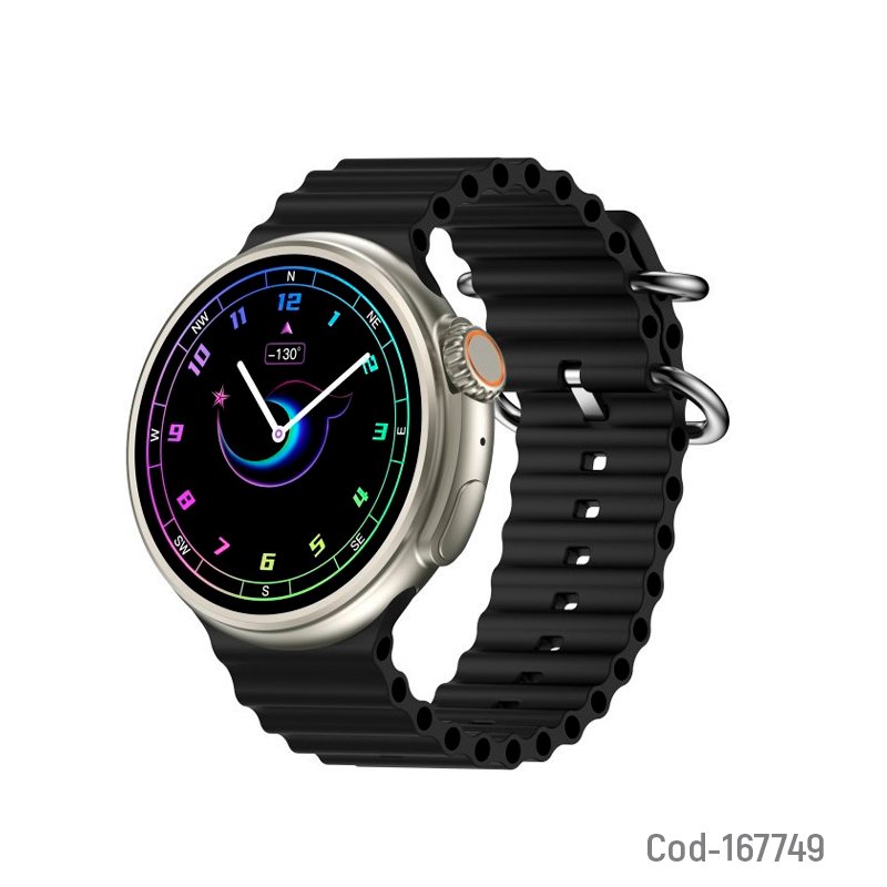 Reloj smartwatch modelo x13 ultra modelo redondo con dos mallas mayorista — imagen 5