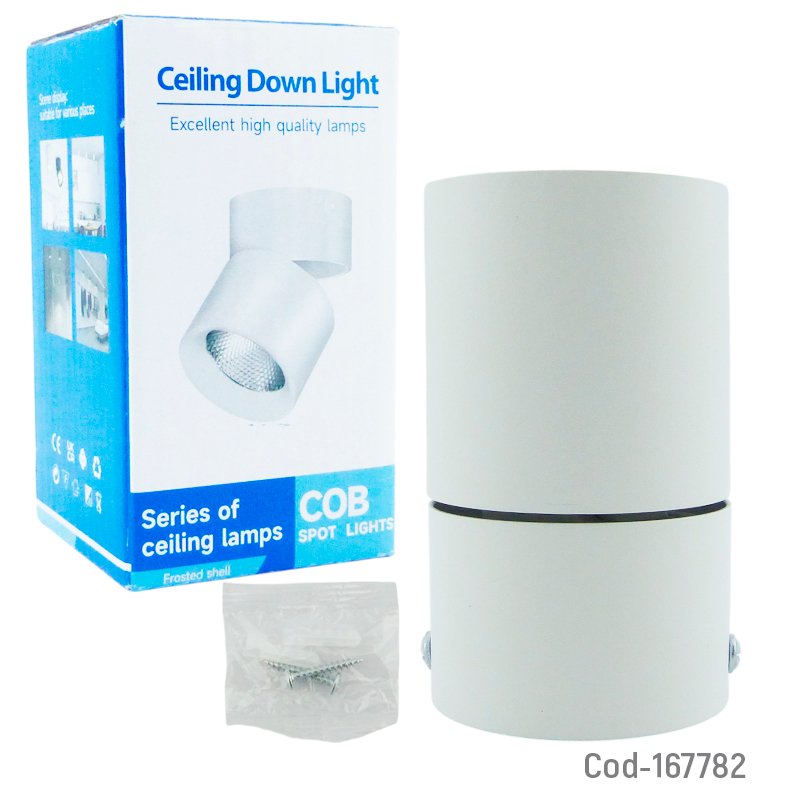 Foco led cob spotligth modelo venecia de luz blanca con movimiento mayorista — imagen 4