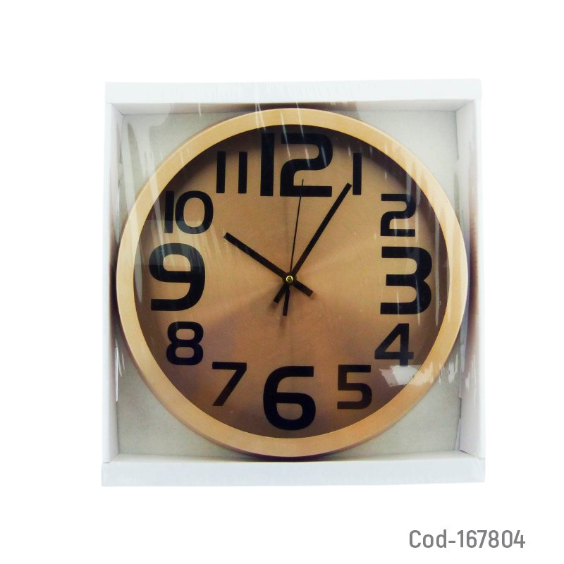Reloj mural en aluminio variedad de colores modelo toronto mayorista — imagen 3