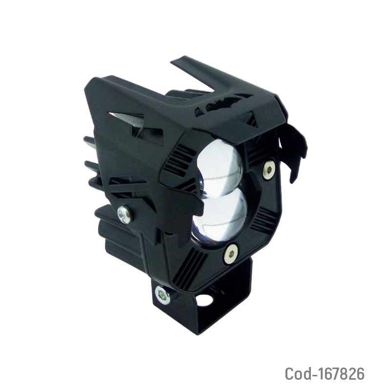 Neblinero led cob de 40 watt duo color desde 12 a 36 volt para auto o moto. mayorista — imagen 4