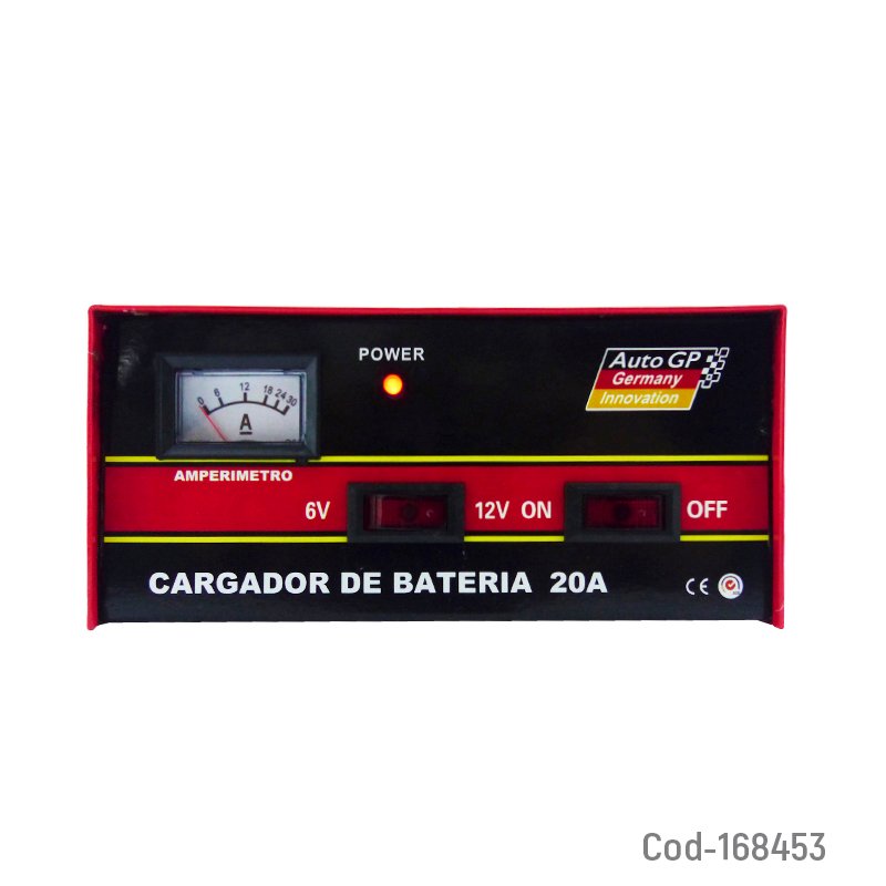 Cargador de bateria de 20 amp marca autogp compatible desde 6 a 12 volt mayorista — imagen 3