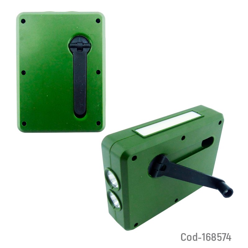Bateria de emergencia solar recargable con dinamo, conexion usb, type-c y linterna. modelo ry-t9902. mayorista — imagen 2