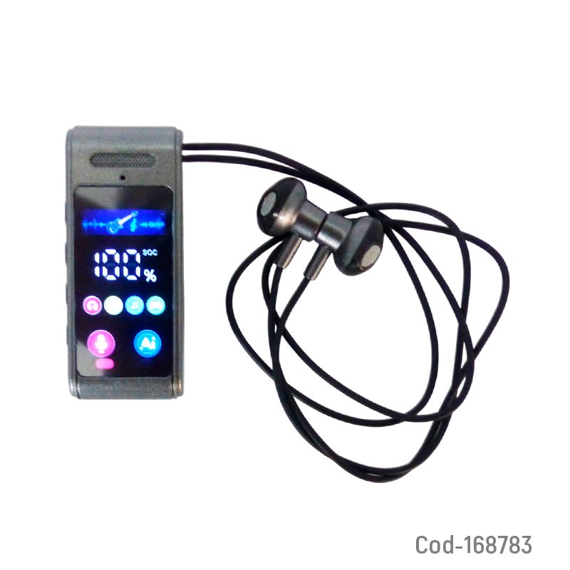 Mp3 con bluetooth, audifonos integrados, entrada tf y clip mayorista — imagen 3