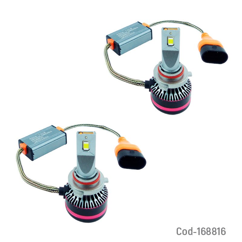 Ampolleta kit led 9006 marca autogp de 120 watt, 48000 lumenes. con canbus y ventilador mayorista — imagen 5