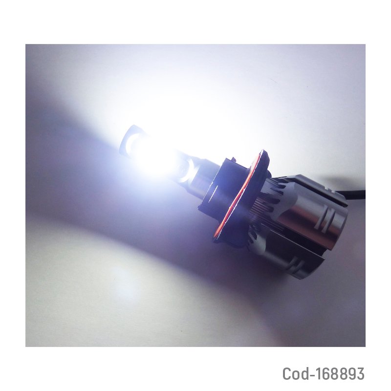 Ampolleta kit led h-13 modelo r-11 de luz blanca, 12000 lumenes a 150 watt con ventilador. mayorista — imagen 3