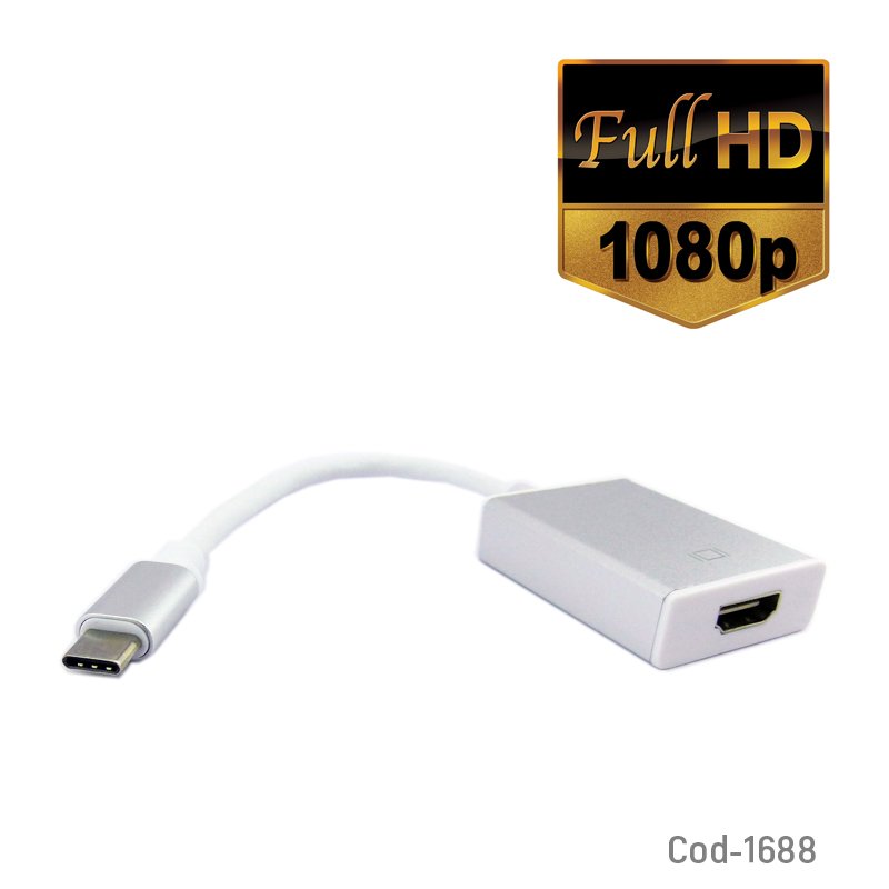 Convertidor Cable De Type-C A HDMI, Velocidad 3.1. En Bolsa por mayor en Chile