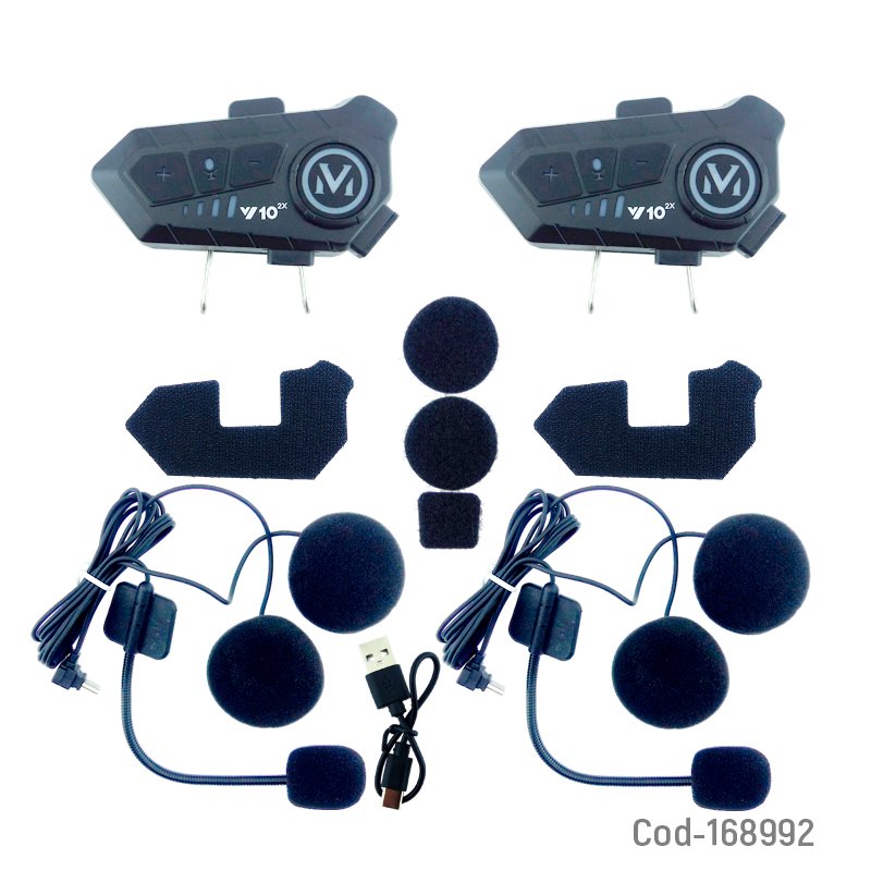 Bluetooth para casco modelo y-10 intercomunicador recargable. mayorista — imagen 3