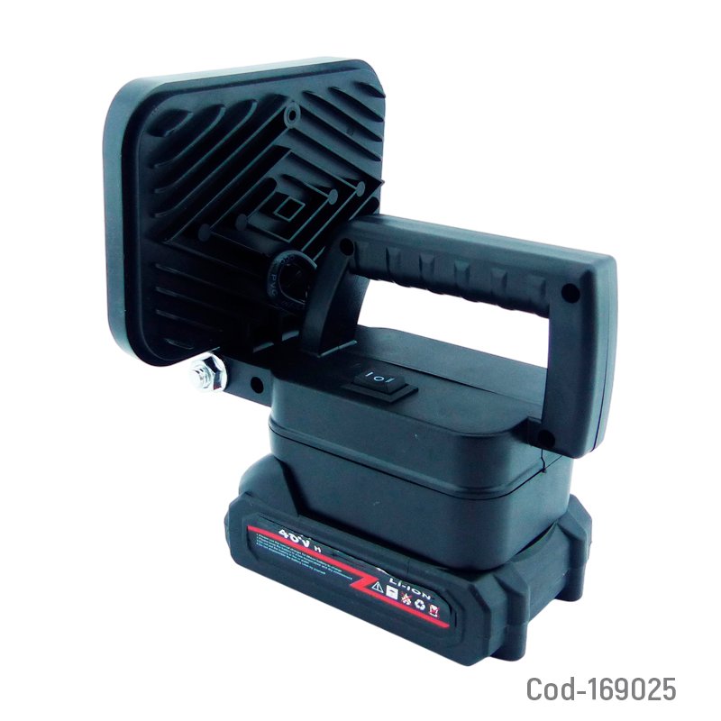 Foco portatil de 35 led con bateria extraible recargable y manija. mayorista — imagen 2