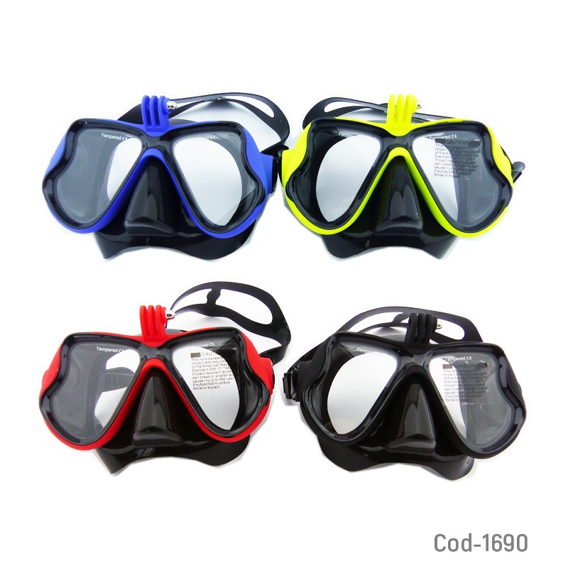 Antiparras de snorkel para camara gopro, 4 colores, en bolsa. mayorista — imagen 4
