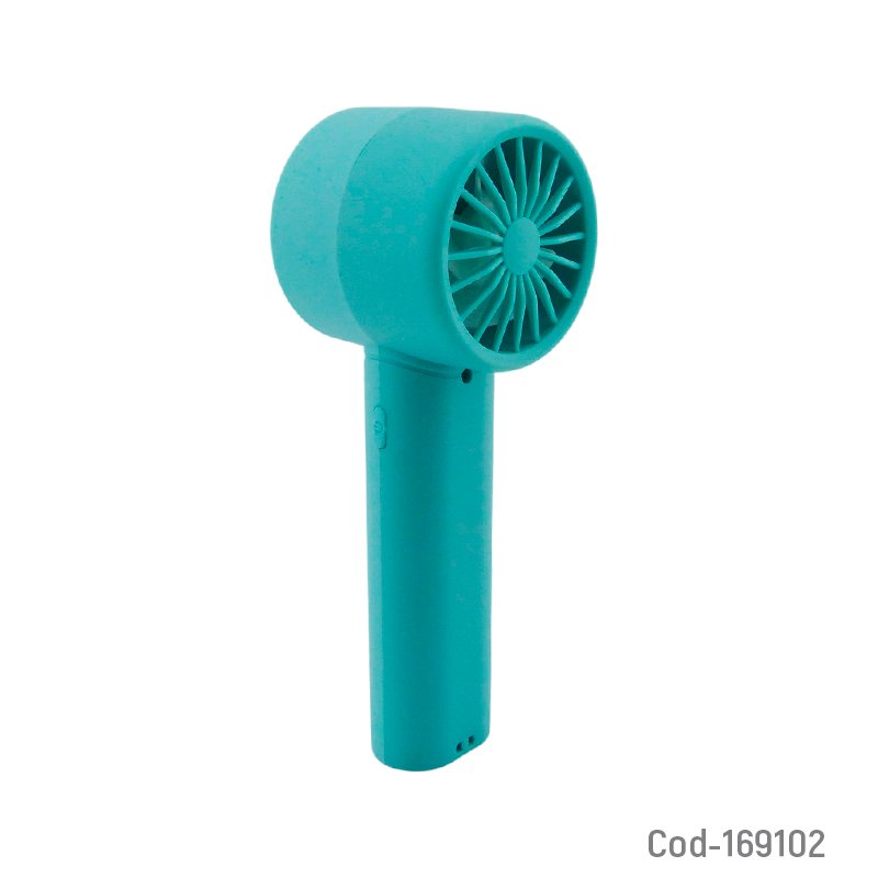 Ventilador mini portable modelo m11 con pantalla lcd y es recargable. - pack de 10 unidades mayorista — imagen 2