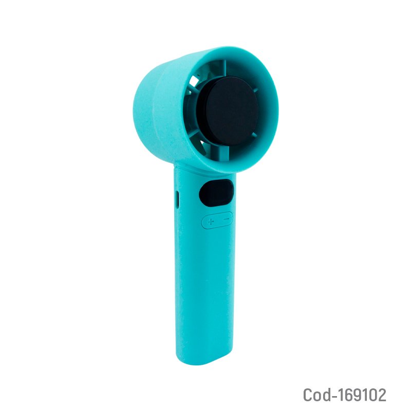 Ventilador mini portable modelo m11 con pantalla lcd y es recargable. - pack de 10 unidades mayorista — imagen 4