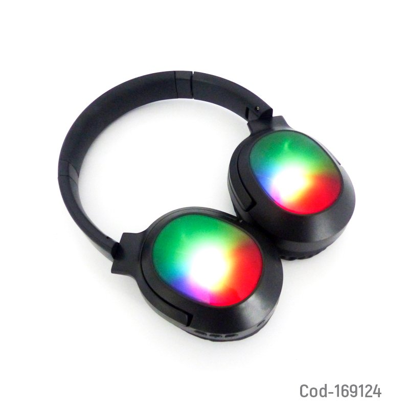Audifonos cintillo bluetooth modelo gx-3 con luz rgb, conexion tf y radio fm mayorista — imagen 4