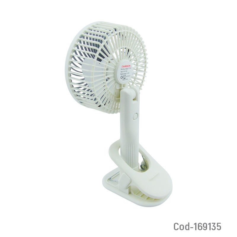 Ventilador de sobremesa con broche desmontable recargable usb. mayorista — imagen 2