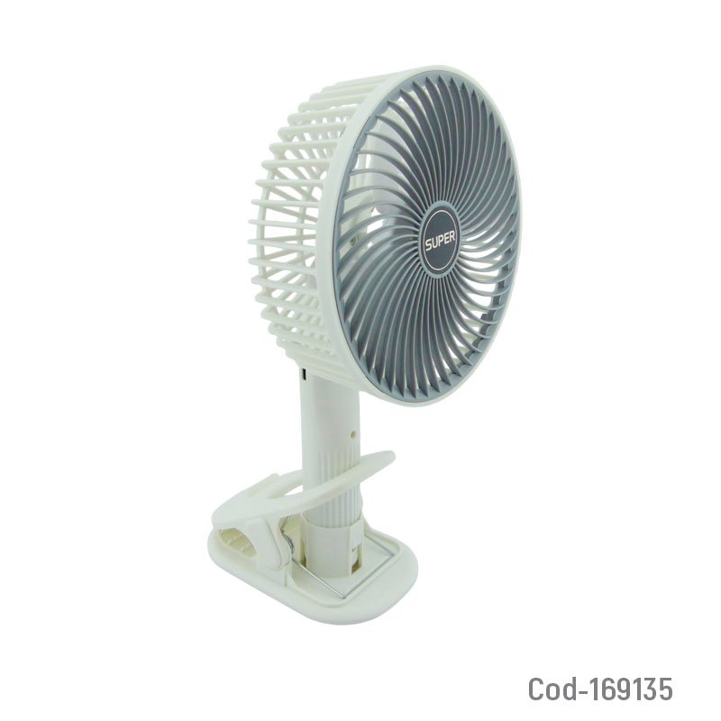 Ventilador de sobremesa con broche desmontable recargable usb. mayorista — imagen 3