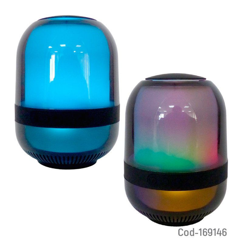 Parlante recargable modelo m9 conexion bluetooth, usb y tf con luz rgb. con funcion de enlace a segundo parlante. mayorista — imagen 3