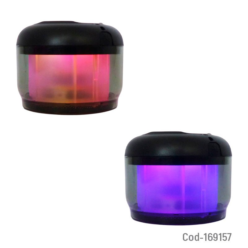 Parlante recargable bluetooth modelo 382 con luz rgb y funcion de enlace a 2do parlante. mayorista — imagen 3