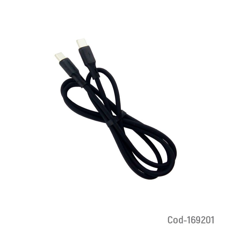 Cable macho doble type-c de 1 metro marca sunpin con carga rapida. mayorista — imagen 2