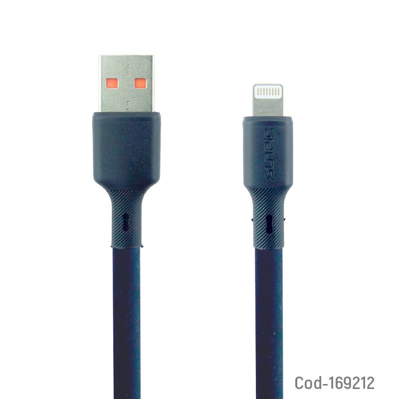 Cable usb a iphone marca sunpin de 3.1 amp en silicona. mayorista — imagen 3