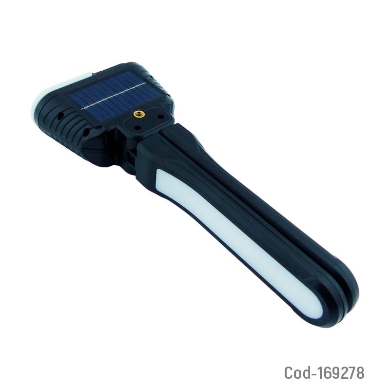 Linterna led solar 2 en 1 modelo jb-2388 de 30 watt con lampara e iman recargable. mayorista — imagen 2