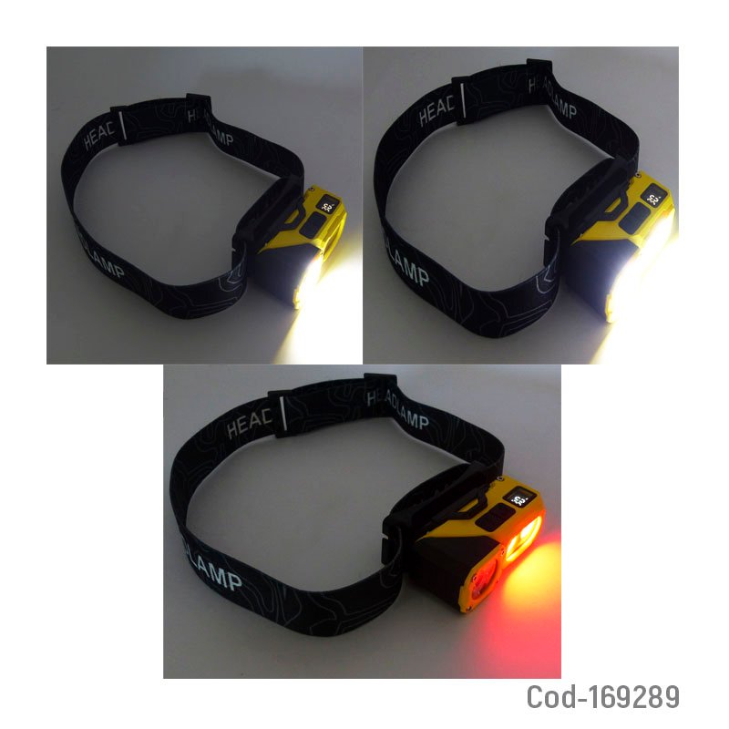 Linterna minero multifuncion modelo t-139 de 2 led cob y 3 led con giro de 360 grados mayorista — imagen 3