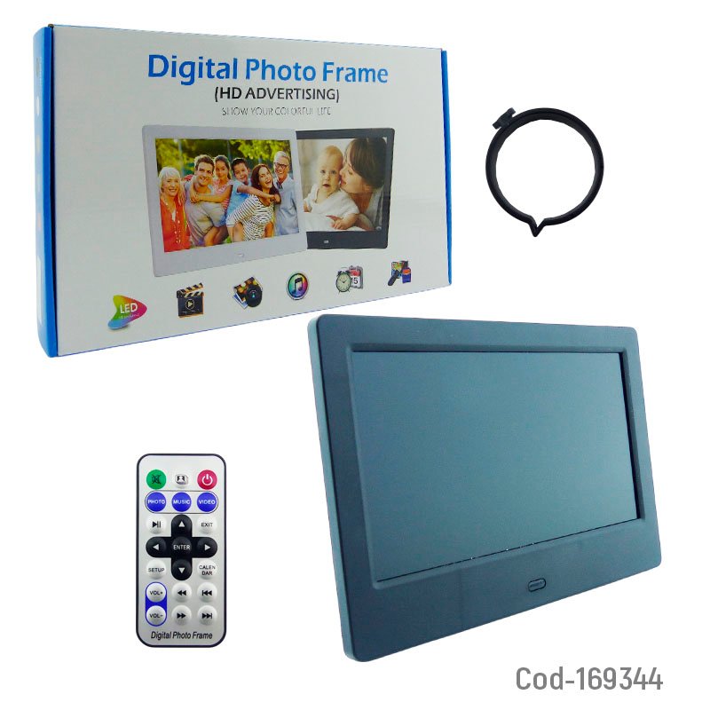 Portarretrato Digital De 10 Pulgadas Con Conexion SD, USB Y Control Remoto por mayor en Chile