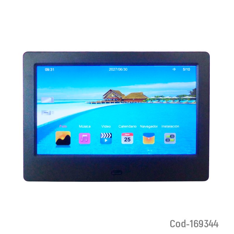 Portarretrato digital de 10 pulgadas con conexion sd, usb y control remoto mayorista — imagen 4