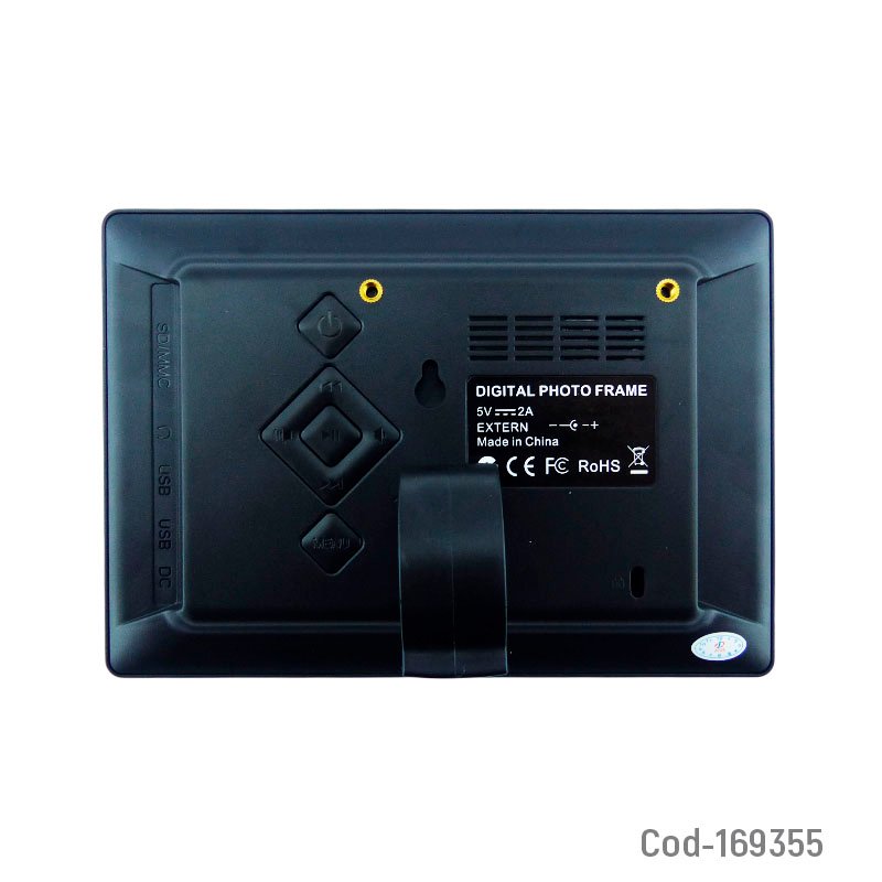 Portarretrato digital de 7 pulgadas con conexion sd, usb y control remoto mayorista — imagen 2