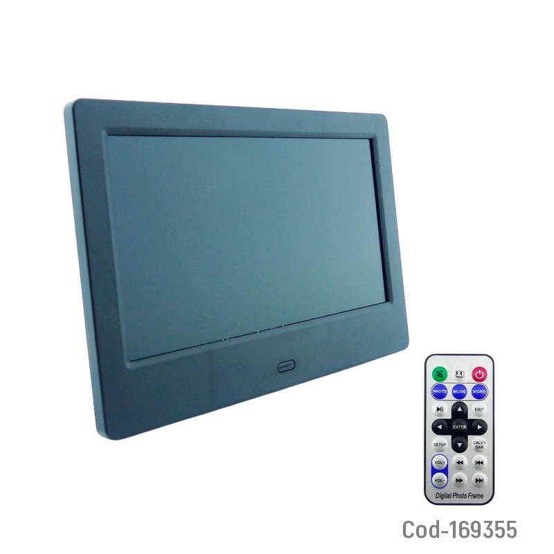 Portarretrato digital de 7 pulgadas con conexion sd, usb y control remoto mayorista — imagen 5