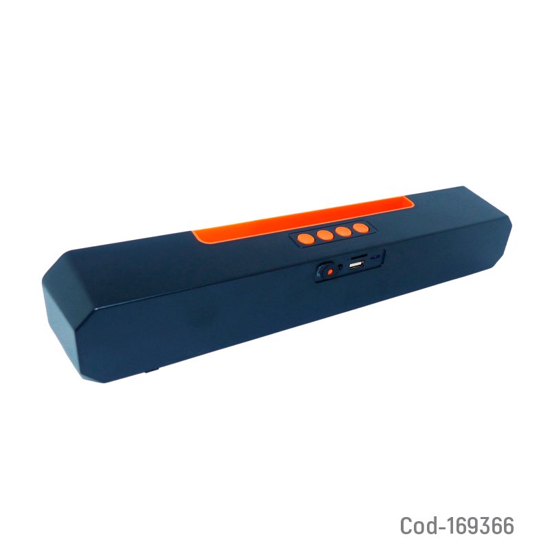 Parlante recargable modelo hm-859 gamer barra con luz led y conexion usb, tf y aux mayorista — imagen 2