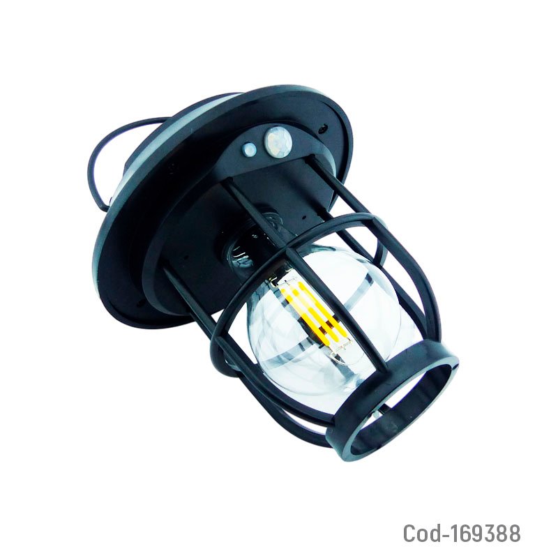 Farol led solar de hilo cob modelo sl-688 con sensor para pared mayorista — imagen 2