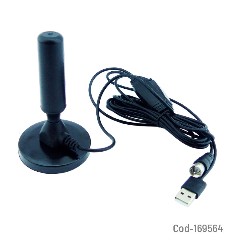 Antena tv digital hdtv con amplificador de señal e iman y tres metro de cable. mayorista — imagen 3