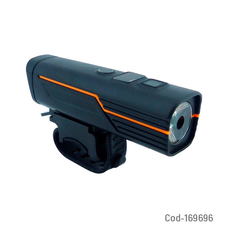 Luz de bicicleta delantera modelo b-9 con sensor de encendido y apagado recargable. mayorista — imagen 4