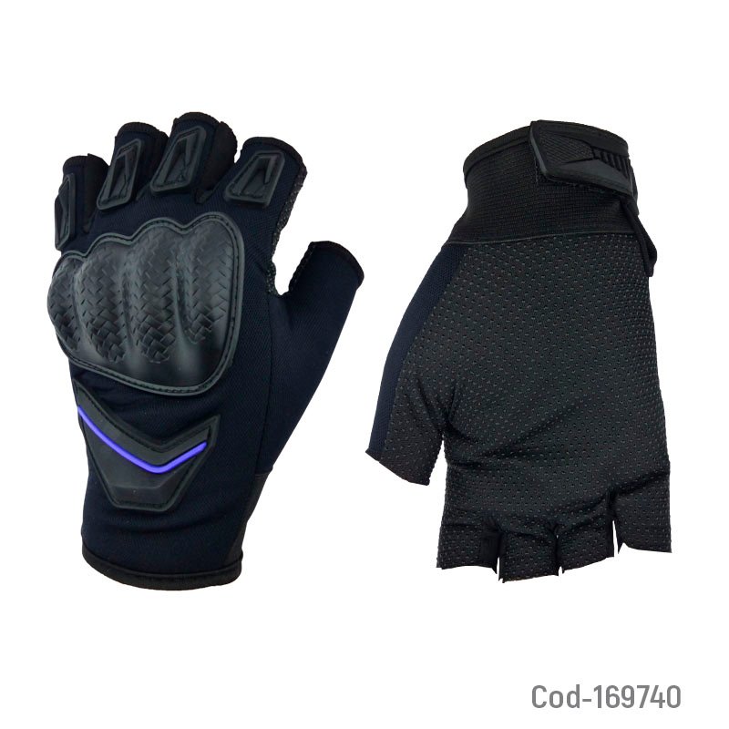 Guante Para Moto Sin Dedo Modelo SP-1 Con Proteccion Y Variedad De Colores por mayor en Chile