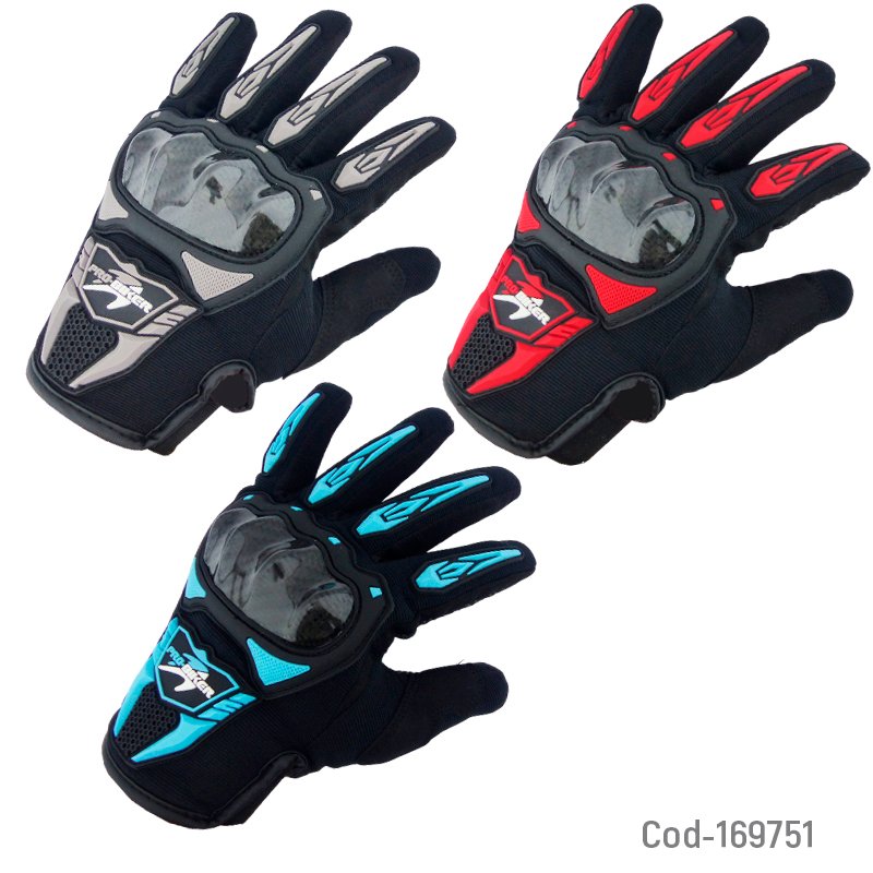 Guante para moto marca probiker modelo p01 touch con proteccion. mayorista — imagen 2