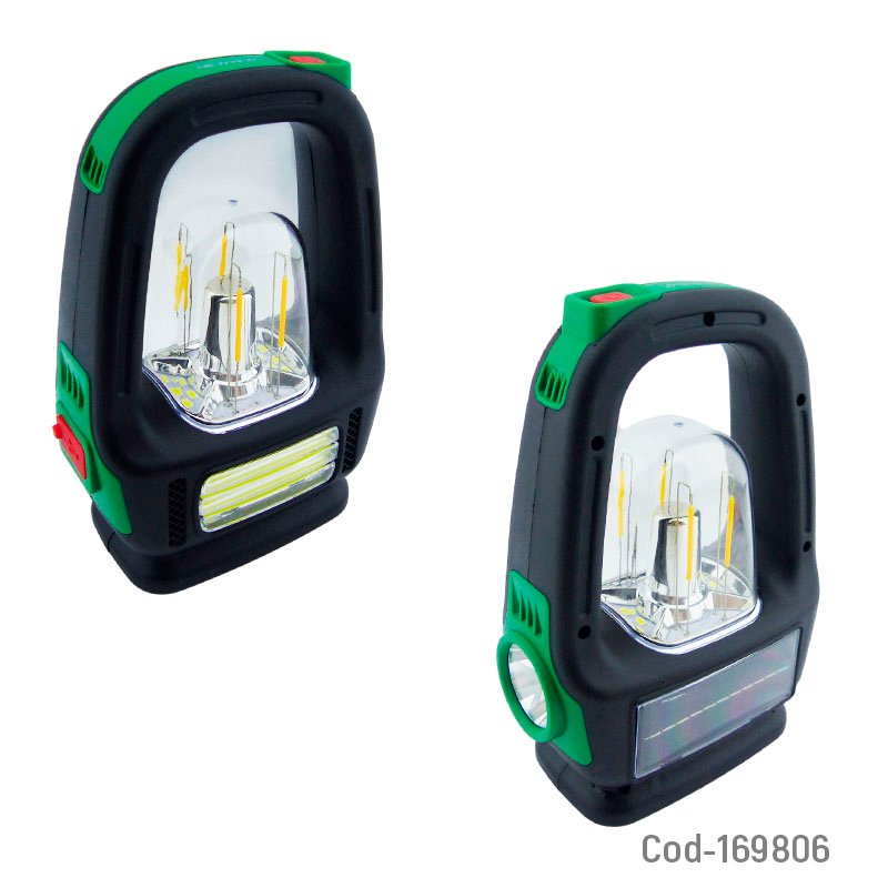Farol led solar portable modelo y03-1 recargable con usb. mayorista — imagen 2