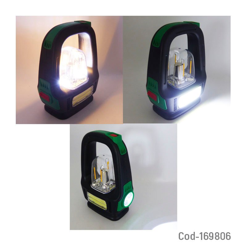 Farol led solar portable modelo y03-1 recargable con usb. mayorista — imagen 3