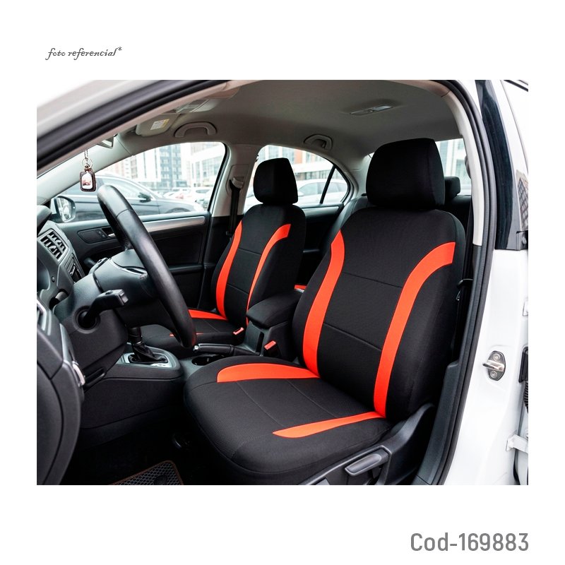 Funda para asientos de auto modelo ad9 en set de nueve piezas. mayorista — imagen 3