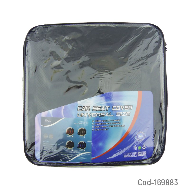 Funda para asientos de auto modelo ad9 en set de nueve piezas. mayorista — imagen 4